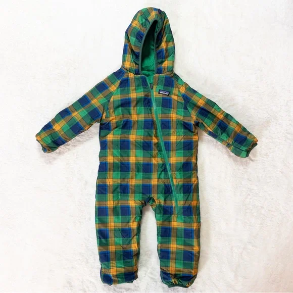 Patagonia Plaid Hooded Baby Snowsuit - Picture 8 of 8